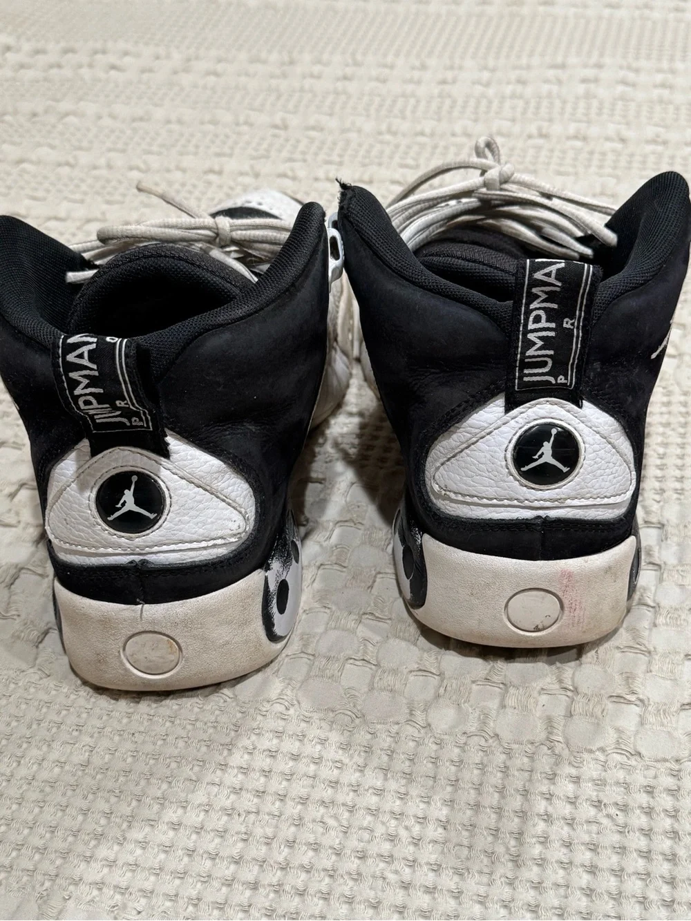 JORDAN Jumpman Pro Black and White Basketball Shoes
